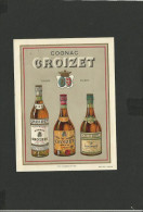 Ancienne Carte Publicitaire Cognac CROIZET - Alcoholes