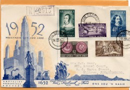 South Africa 1952 Registered Cover Mailed - Briefe U. Dokumente