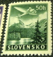 Slovakia 1939  Airplanes Over Mountain Landscapes 50h - Mint - Ungebraucht