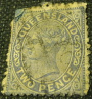 Queensland 1882 Queen Victoria 2d - Used - Usados