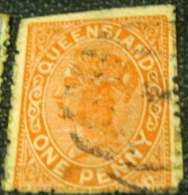 Queensland 1882 Queen Victoria 1d - Used - Used Stamps