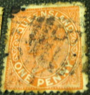 Queensland 1882 Queen Victoria 1d - Used - Usados