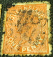 Queensland 1882 Queen Victoria 1d - Used - Used Stamps