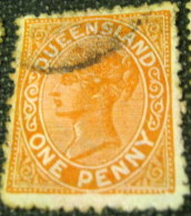 Queensland 1882 Queen Victoria 1d - Used - Used Stamps