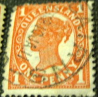 Queensland 1897 Queen Victoria 1d - Used - Oblitérés