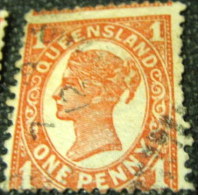 Queensland 1897 Queen Victoria 1d - Used - Gebruikt