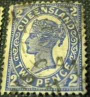 Queensland 1897 Queen Victoria 2d - Used - Oblitérés