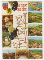 {45936} La Route Des Vins , Carte Et Multivues ; Macon Beaujeu Fleurie Chiroubles JuliénasVillié Morgon - Cartes Géographiques