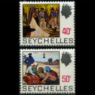 SEYCHELLES 1969 - Scott# 262A-3 History 40-50c MNH (XW492) - Seychelles (1976-...)