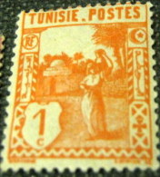 Tunisia 1926 Arab Woman 1c - Mint - Ungebraucht
