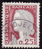 FRANCE 1960 -   YT 1263  - Marianne De Decaris - Oblitéré à  Djidjelli (Algérie) - 1960 Marianna Di Decaris