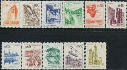 YG0050 Yugoslavia 1966 Highway Construction Shipbuilding Steel Industry 11v MNH - Unused Stamps