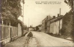 SAINT REMY En BOUZEMONT - Grande Rue Entree Du Pays Par Arzilllieres Automobil Um 1910 (1) - Saint Remy En Bouzemont