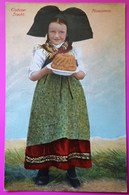 Cpa Jeune Fille Alsacienne Elsasser Tracht 1939 Carte Postale Alsace Coiffe Kouglof Editeur Felix Luib Strasbourg - Alsace