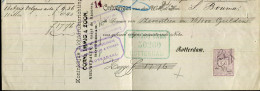 NETHERLANDS ROTTERDAM 1903 VINTAGE BANK DOCUMENT 5C REVENUE STAMP - Storia Postale