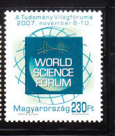 Hungary 2007 World Science Forum MNH - Unused Stamps
