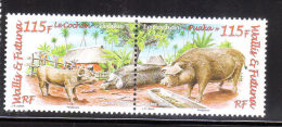 Wallis & Futuna Islands 2008 Pigs Pair MNH - Nuevos