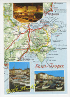{45916} Golfe De Saint Tropez , Carte Et Multivues - Cartes Géographiques