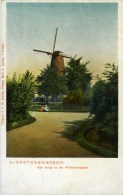 's-HERTOGENBOSCH (Noord-Brabant) - Molen/moulin - De Verdwenen Stellingmolen Van Van Esch Bij De Wilhelminabrug Ca. 1900 - 's-Hertogenbosch