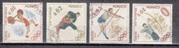 Monaco, 1964 - Olympic Games, Tokyo - Nr.592/595 Usati° - Usados