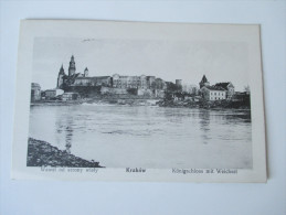 AK Österreich / Polen 1913. Krakow. Wawel Od Strony Wisly. Königschloss Mit Weichsel. - Pologne