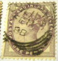 Great Britain 1881 Queen Victoria 1d - Used - Unclassified