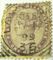 Great Britain 1881 Queen Victoria 1d - Used - Zonder Classificatie