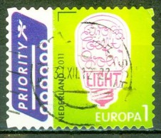 Ampoule, L'Europe Donne Le Feu Vert - PAYS BAS - La Poste, Verte - N° 2831 - 2011 - Used Stamps