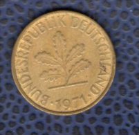 Allemagne 1971 Pièce De Monnaie Coin 10 Pfennig - 10 Pfennig