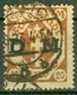 Danzig Dienstmarke Mi. 28 Gest. Wappen - Dienstzegels