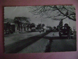 CPSM AFRIQUE - TCHAD - FORT-LAMY N°3 LA RUE EDOUARD RENARD - ECRITE EN 1951 - Tsjaad