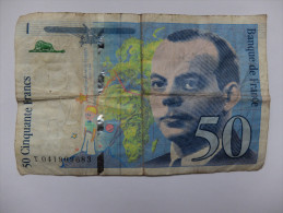 BILLET FRANCE - P.157 - 50 FRANCS - 1997 - ANTOINE DE ST EXUPERY - AVION - PETIT PRINCE - 50 F 1992-1999 ''St Exupéry''