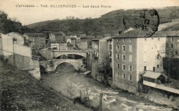 CPA- OLLIERGUES (63)- Le Quartier Des Deux Ponts - Olliergues