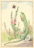 Animaux - Lézards - Lézard - Ferdinand Von Lampe - Die Verliebte Eidechse - Grand Format - 2 Scans - état - Autres & Non Classés