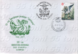 Bulgarie / Bulgaria 2013  21st Philatelic Exhibition Silver Reserve Birds Pelican - Pelícanos