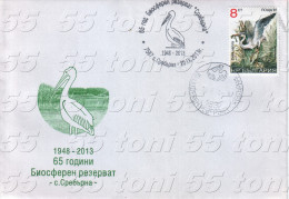Bulgarie / Bulgaria 2013  21st Philatelic Exhibition Silver Reserve Birds Pelican - Pelicans