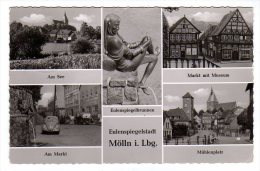 Mölln - S/w Mehrbildkarte 1 - Moelln