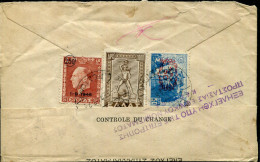 GREECE 1946 KERKYRA THE BRITISH COUNCIL´S COVER TO ENGLAND CENSORED MIXED FRANKING - Covers & Documents