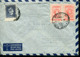 GREECE 1948 AIR MAIL COVER TO GERMANY BRD FRANKFURT/MAIN - Lettres & Documents