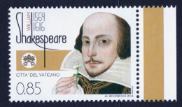 2014 VATICANO "SHAKESPEARE" SINGOLO MNH - Neufs