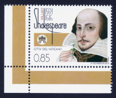 2014 VATICANO "SHAKESPEARE" SINGOLO MNH - Neufs