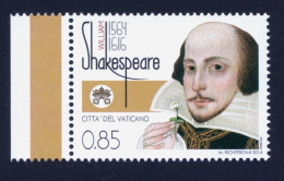 2014 VATICANO "SHAKESPEARE" SINGOLO MNH - Neufs