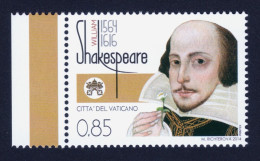 2014 VATICANO "SHAKESPEARE" SINGOLO MNH - Neufs