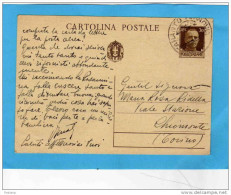 ITALIE-carte Entier Postal 30 C De Lire- Taranto Pour Milano - Postwaardestukken