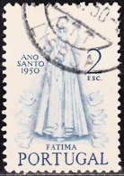 PORTUGAL - 1950,  Ano Santo.   2 E.   P. Liso.   (o)  MUNDIFIL  Nº 721 - Oblitérés