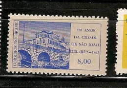 Brazil ** & 250 Aniversario Da Cidade De S.João Del Rey 1963  (747) - Neufs