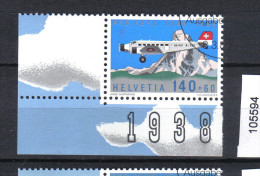 Luftpost Zst, 49, Mi. 1369  Ersttags-o, Bogenecke - Used Stamps