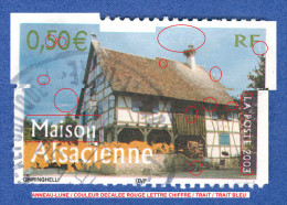 2003  N° 3596  MAISON ALSACIENNE  OBLITÉRÉ - Gebruikt