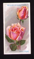 Petite Image (trade Card) Will´s Cigarettes, Bristol, Londres, Série « Roses », N*10, Emma Wright - Wills