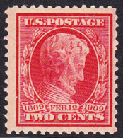 !a! USA Sc# 0367 MNH SINGLE (a3) -Abraham Lincoln, Centenary Of Birth - Unused Stamps